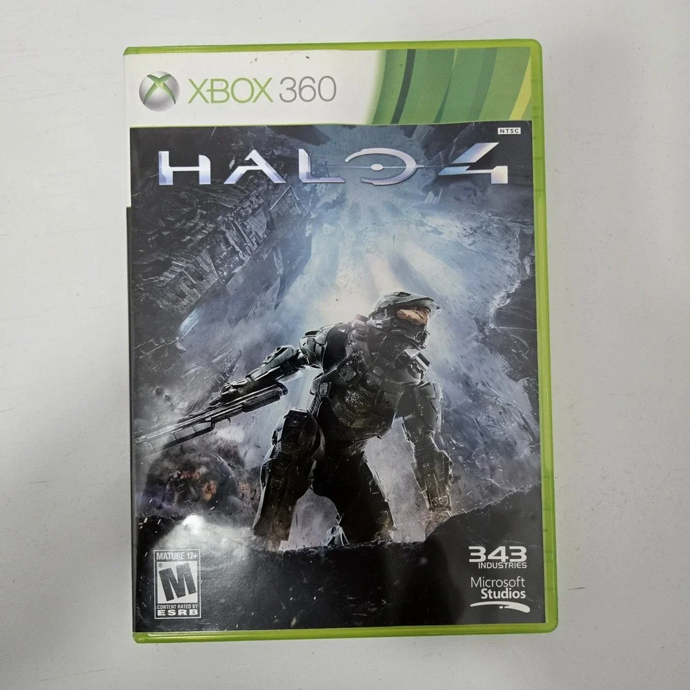 Halo 4 Xbox 360 Complete 2 Disc Set CIB Case Inserts Microsoft 2012